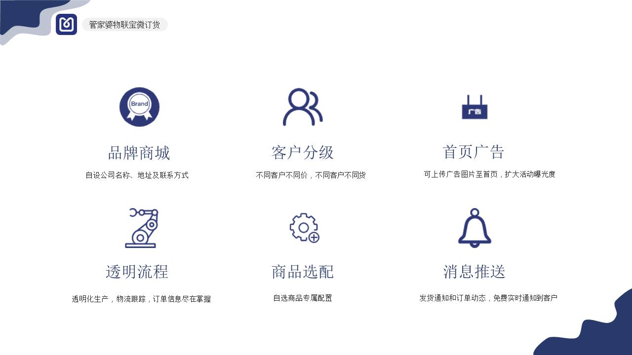 管家婆微訂貨——批發(fā)企業(yè)的小程序訂貨商城